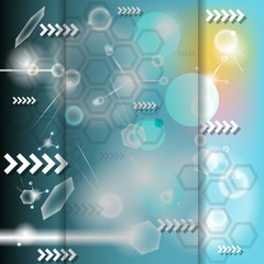 Technology abstract background. Vector