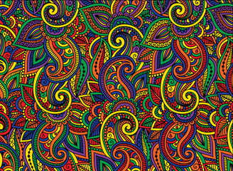 Abstract background is made up of multi-colored patterns.Vector