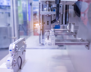 artificial intelligence machine at industrial manufacture factor