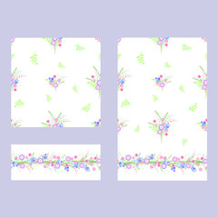 Set of seamless patterns