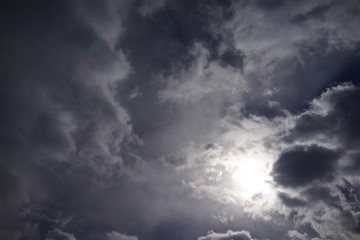 Obraz premium 青空 雲 空模様 高速道路 道