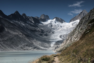 Oberaar Glacier, Grimselpass BE, Switzerland