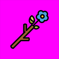 gardening icon flat disign