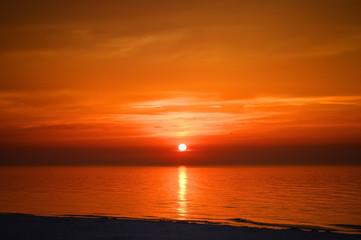 Sunset at Baltic Sea/Poland