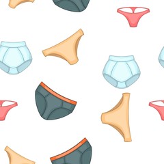 Women underwear pattern, cartoon style