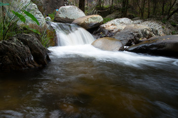 Thailand waterfall in forest