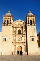 Oaxaca church in Mexico