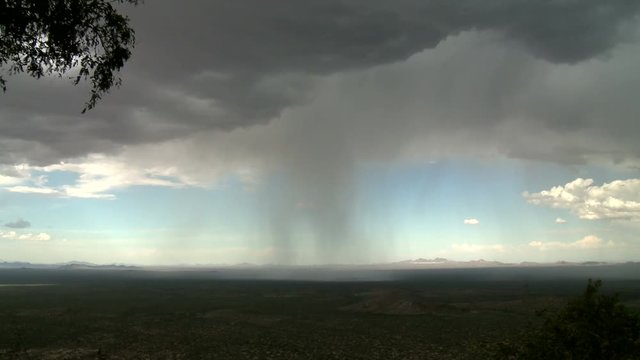 Downburst over Arizona Desert