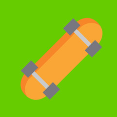 skateboard icon flat disign