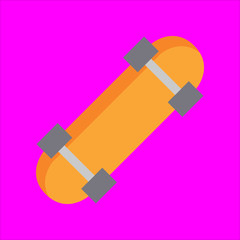 skateboard icon flat disign