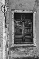 old window / minas gerais / brazil