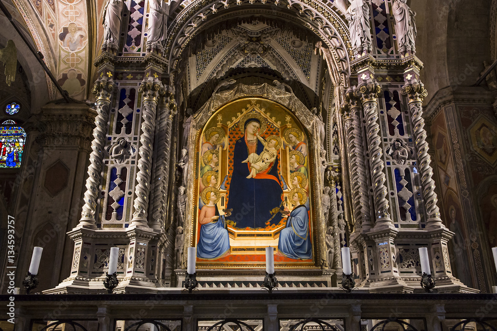 Wall mural orsanmichele church, florence, italy