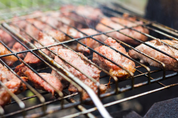  picnic, barbecue, meat, food, grill