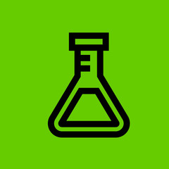 flask icon flat disign