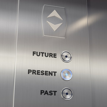 Elevator time machine going to the present