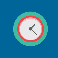 clock icon flat disign