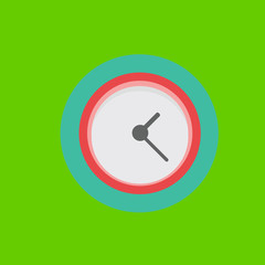 clock icon flat disign