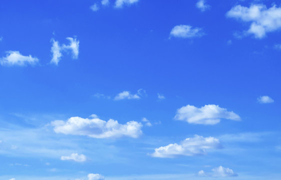 blue sky with cloud closeup.Closeup blue sky and fluffy clouds background
