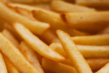 French fries closeup