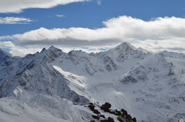 Snow in the mountains is fine