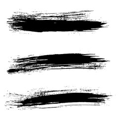 Ink vector brush strokes background. Vector illustration. Grunge texture.