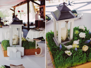 luxury wedding decorations for green wedding style 