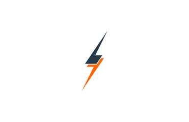 vector lightning icon logo
