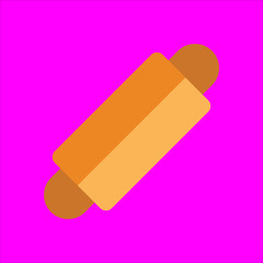 rolling pin icon flat disign