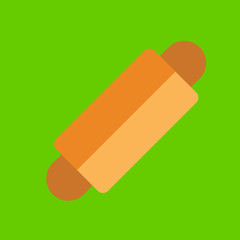rolling pin icon flat disign