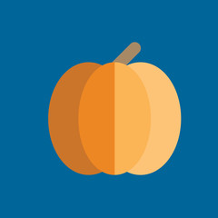 pumpkin icon flat disign