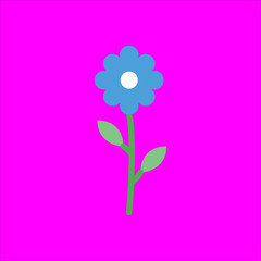 flower icon flat disign