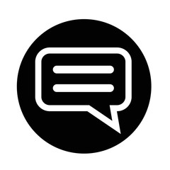 talking bubble chat icon