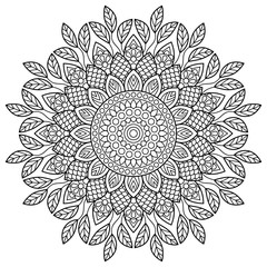 Mandala. Coloring book pages