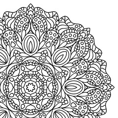 Mandala. Coloring book pages