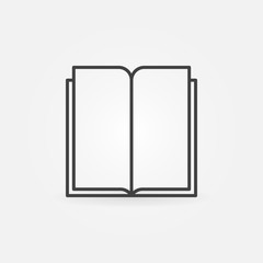 Book line icon