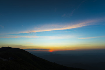 abstract background of sunset