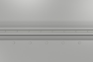 Rectangular white plate texture with rivets