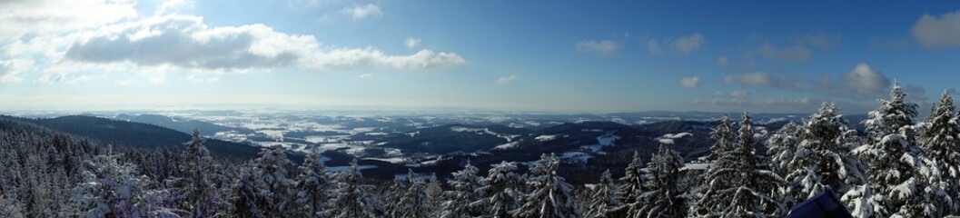 winter im bayerischen wald - sankt englmar