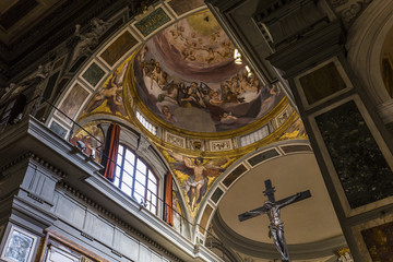 Obraz premium Ognissanti church, Florence, Italy