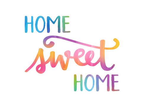 HOME SWEET HOME Hand Lettering