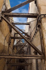 Medina von Fes -Stützbalken