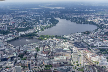Hamburg - Germany - Panorama from above