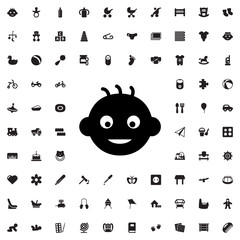 baby icon illustration