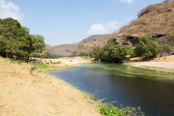 Fototapeta na wymiar Wadi Dharbat, Oman