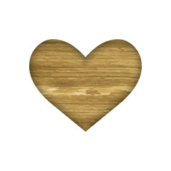 Acrylic goldemn heart