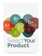 Option select infographic banner