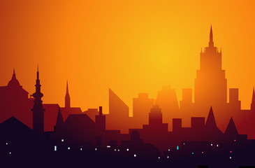 Night City Skyline