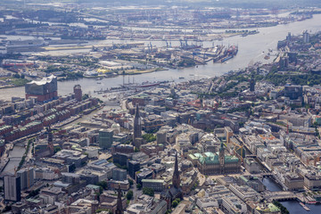 Hamburg - Germany - Panorama from above