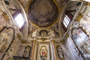 Fototapeta na wymiar Ognissanti church, Florence, Italy