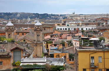 Landscape view of Rome